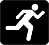 Running Icon Clip Art