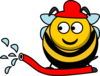 Firefighter Bee Clip Art