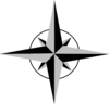 Gray Compass 1 Clip Art