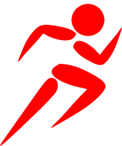 Red Runner Clip Art
