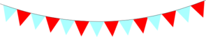 Circus Bunting 2 Clip Art