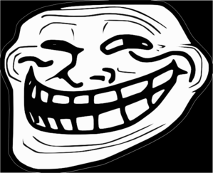 Trolling 2 For Black Backgrounds Clip Art