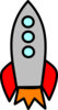 Big Rocket Blast Off Clip Art