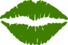 Leafy Kiss Clip Art