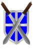 Swords And Blue Shield Clip Art