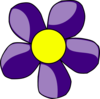 Purple Flower Clip Art