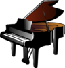 Black Grand Piano Clip Art