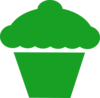 Green Cupcake Clip Art