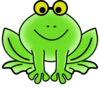 Frog With Glasses Clip Art