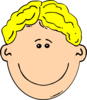 Blonde Boy Clip Art