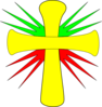 Reggae Cross Clip Art