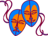 Theatre Masks Clip Art