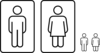 Bathroom Icons Clip Art