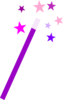 Small Magic Wand Clip Art