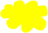 Yellow Cloud Clip Art