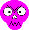 Angry Magenta Clip Art