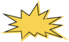 Comic Yellow Star Clip Art