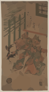 Battle For A Ball. Clip Art