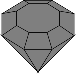 Gray Gem Clip Art