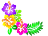 Hibiscus Corner 3 Clip Art