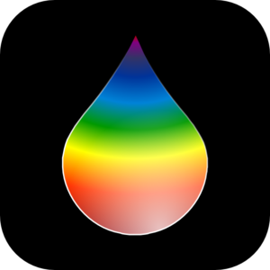 Rainbow Drop Clip Art