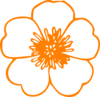 Orange Petal Clip Art