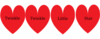 Twinkle Twinkle Hearts Clip Art