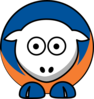 Sheep New York Islanders Team Colors Clip Art