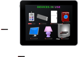Devices In Use Clip Art
