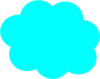 Yellow Cloud 2 Clip Art