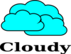 Cloudy Clip Art