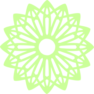 Green Flower Clip Art