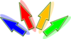 Inward Arrows Clip Art