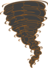 Orange Tornado Clip Art