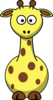 Cartoon Giraffe Clip Art