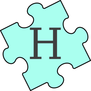 Puzzle Piece H Clip Art