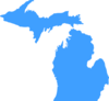 Michigan Blue Clip Art
