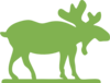 Green Moose Clip Art