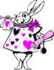 Pink Rabbit Clip Art