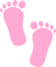 Green Steps Pink Clip Art