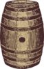 Wooden Barrel Clip Art