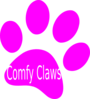 Pink Paw Clip Art