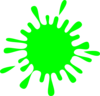 Splash Paint Green Clip Art