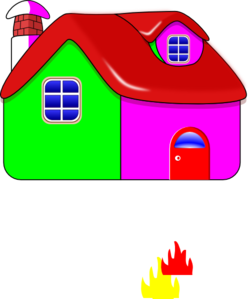 Colorful House Clip Art