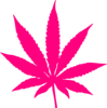 Magenta Leaf Clip Art