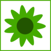 Green Flower Clip Art