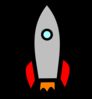 Rocket At Launch Clip Art