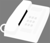 Telephone Bw Clip Art