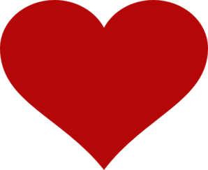 Heart Without Lines Clip Art