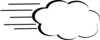 Flyingcloud2 Clip Art